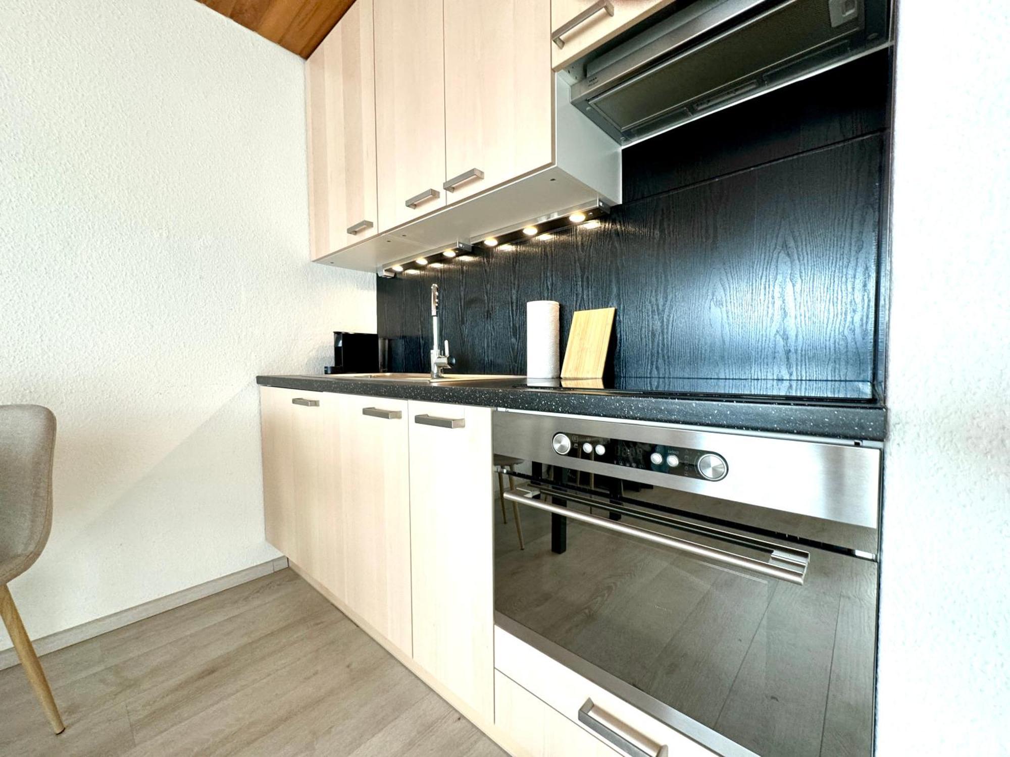Studio Mit See- Und Bergblick Laax Bagian luar foto
